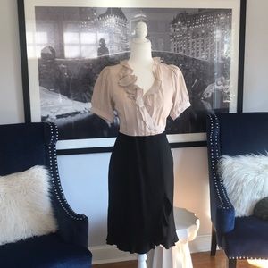 Rebecca Taylor Ruffle Detail Dress